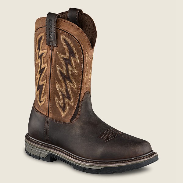 Red Wing Iş Botu Erkek - Rio Flex - 11-Inch Waterproof Soft Toe Pull-On - Kahverengi - 36EANJZCO